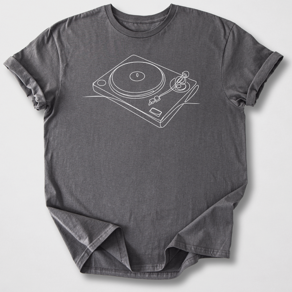 Linear Spins Vinyl T-Shirt
