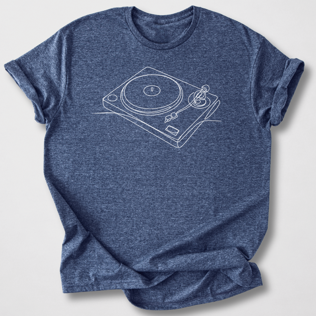 Linear Spins Vinyl T-Shirt