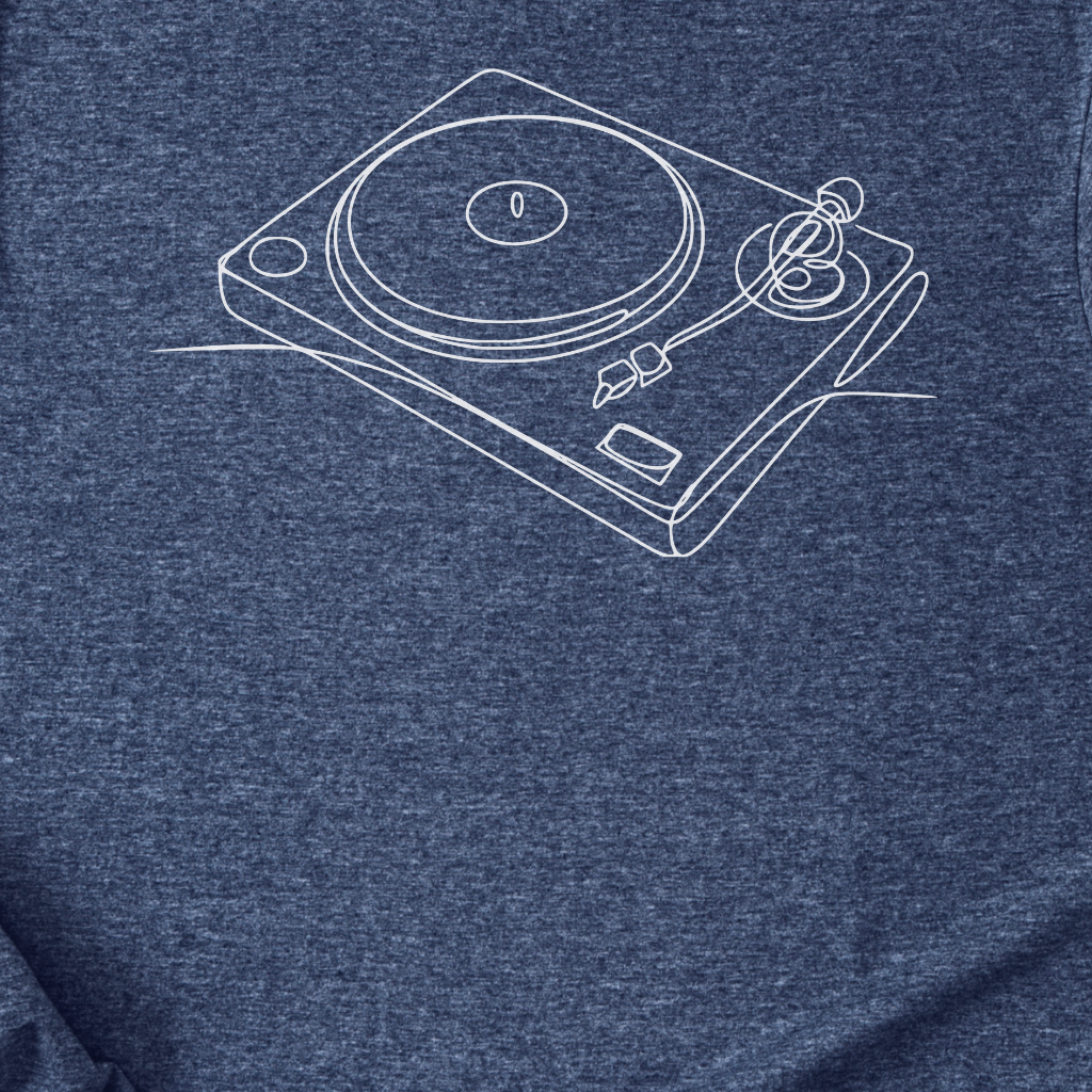 Linear Spins Vinyl T-Shirt