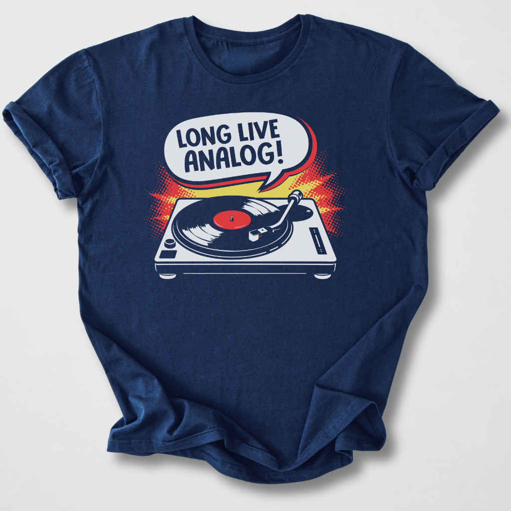Long Live Analog Vinyl T-Shirt