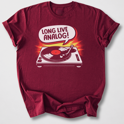Long Live Analog Vinyl T-Shirt