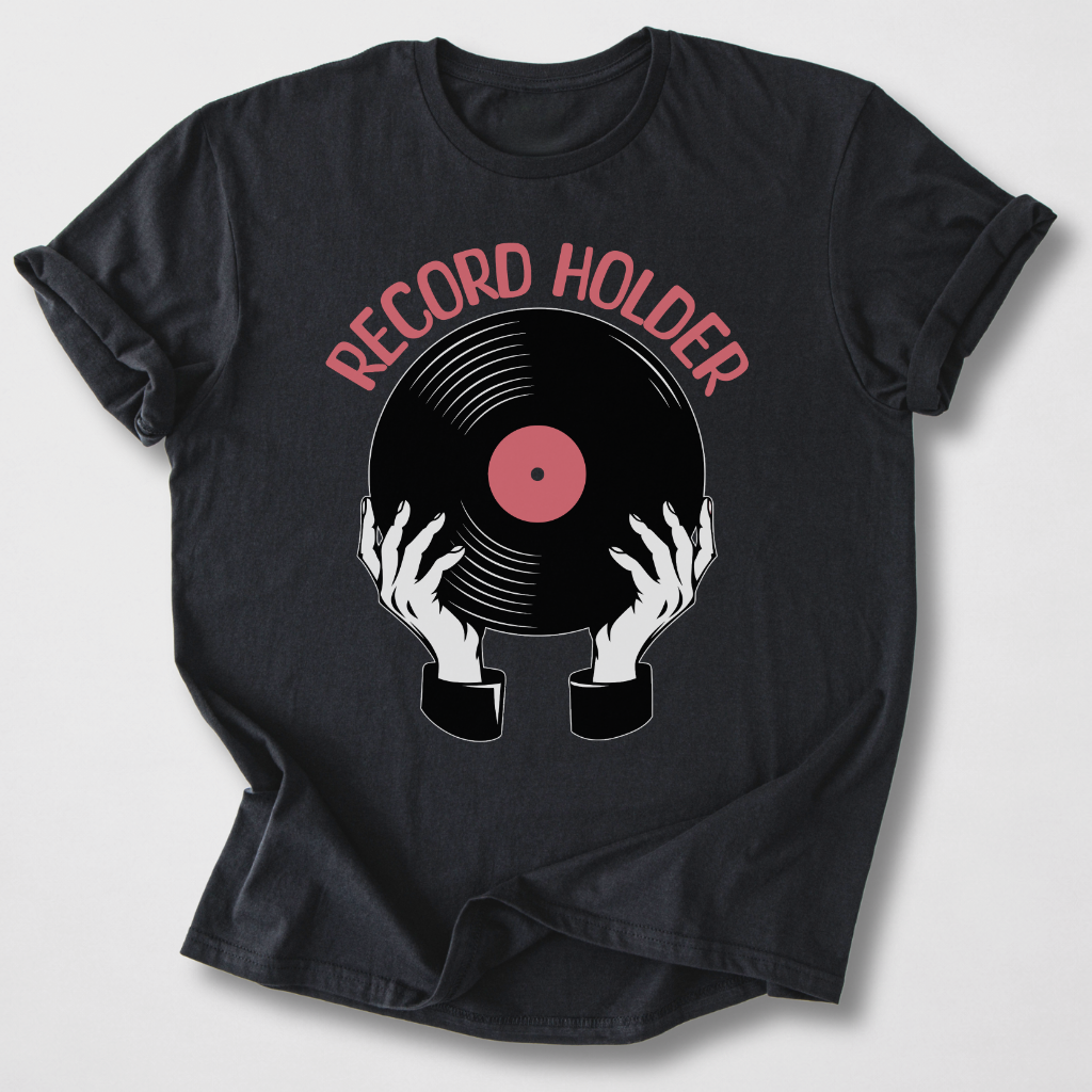 Record Holder Vinyl T-Shirt