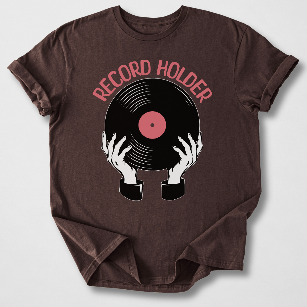 Record Holder Vinyl T-Shirt