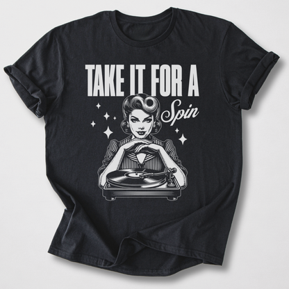 Take It For A Spin Vinyl T-Shirt