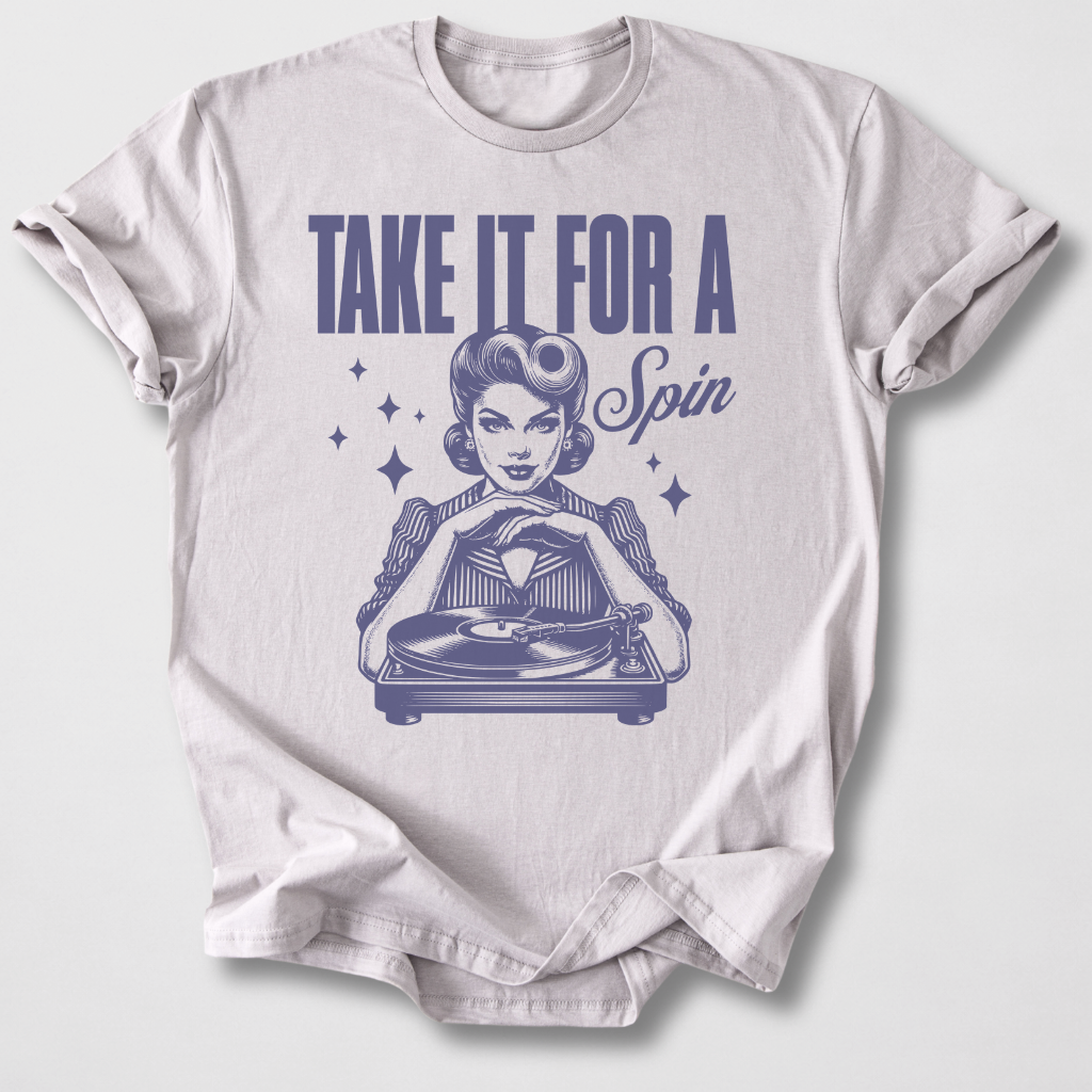 Take It For A Spin Vinyl T-Shirt
