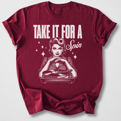 Take It For A Spin Vinyl T-Shirt