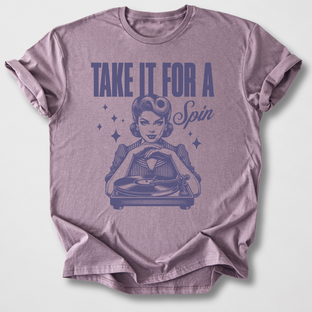 Take It For A Spin Vinyl T-Shirt