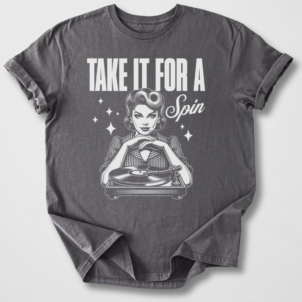 Take It For A Spin Vinyl T-Shirt