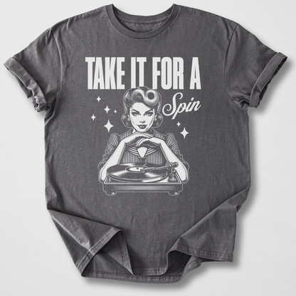Take It For A Spin Vinyl T-Shirt