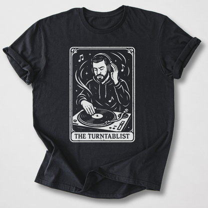 The Turntablist Tarot Card T-Shirt