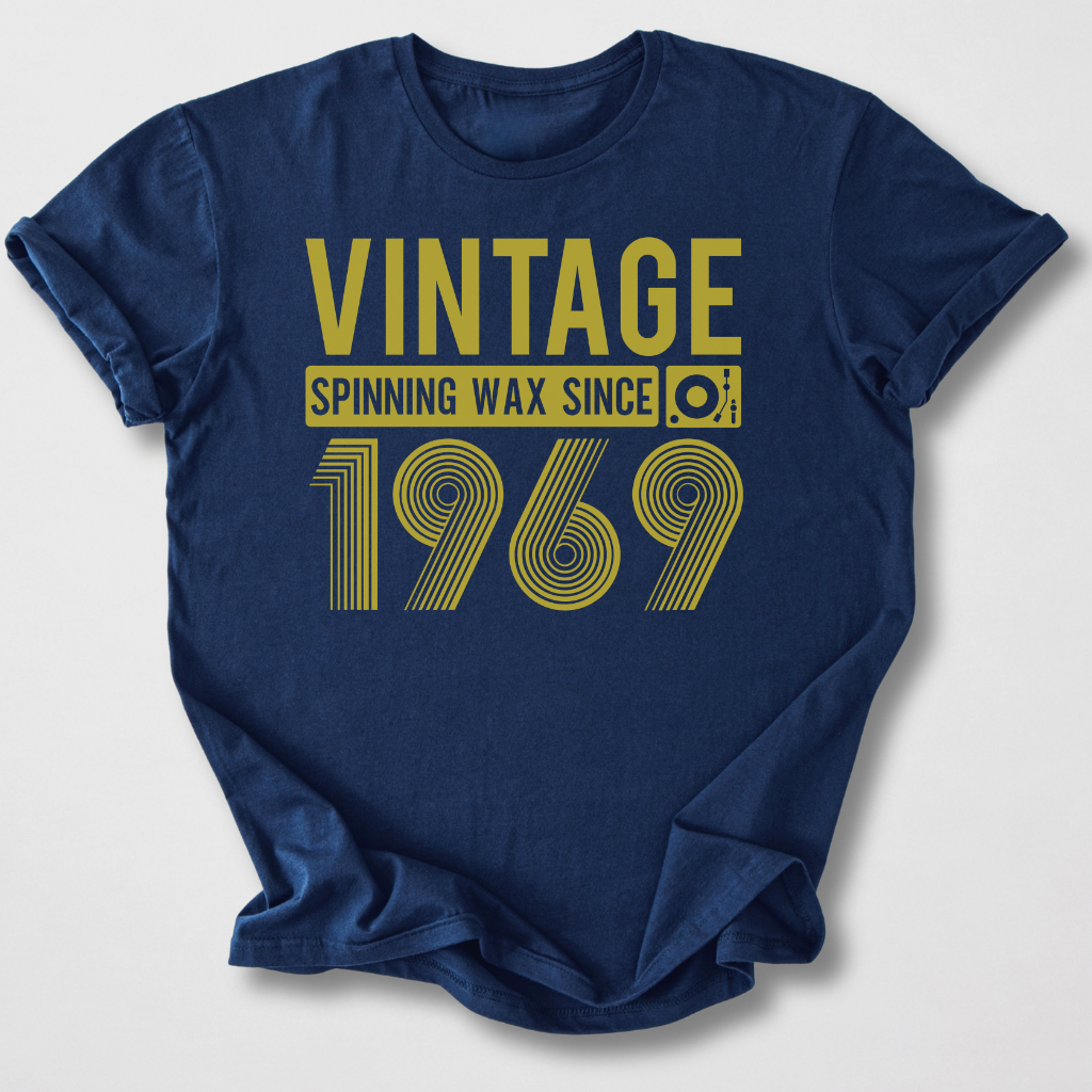Spinning Wax Since 1969 Vinyl T-Shirt