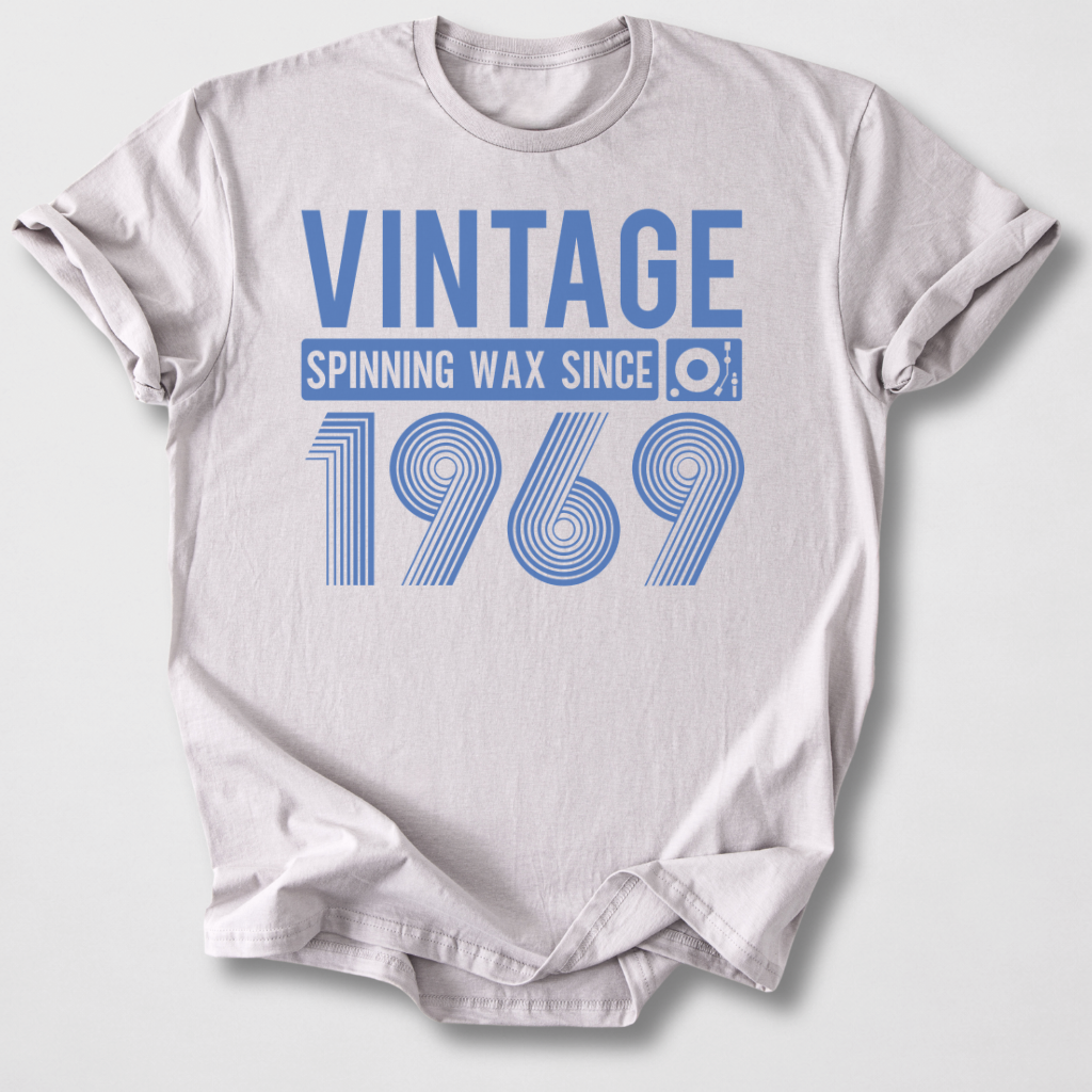 Spinning Wax Since 1969 Vinyl T-Shirt