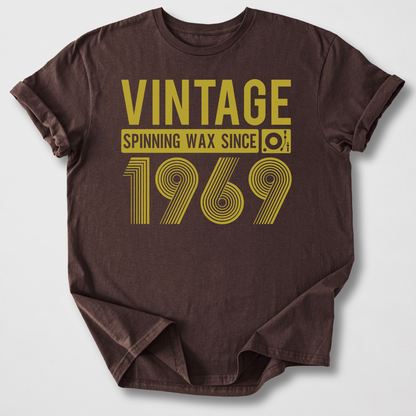 Spinning Wax Since 1969 Vinyl T-Shirt