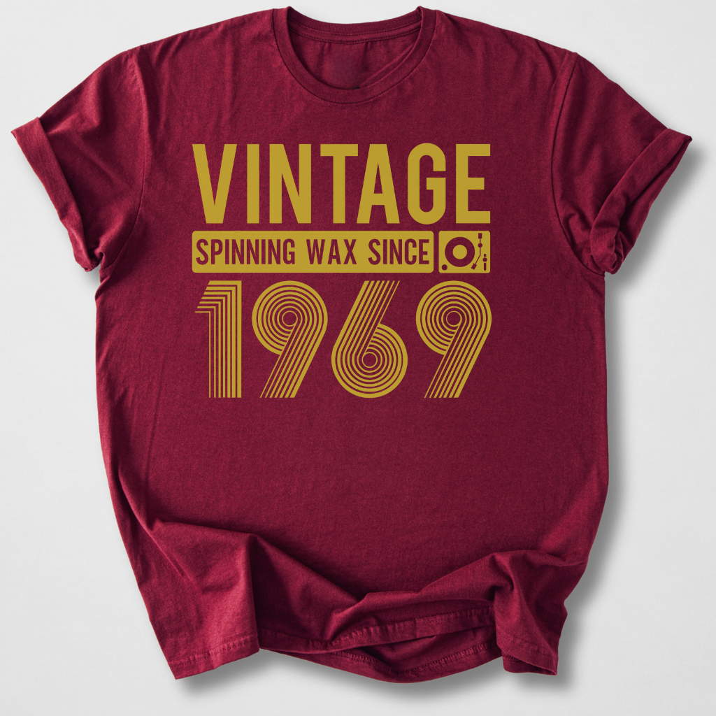 Spinning Wax Since 1969 Vinyl T-Shirt
