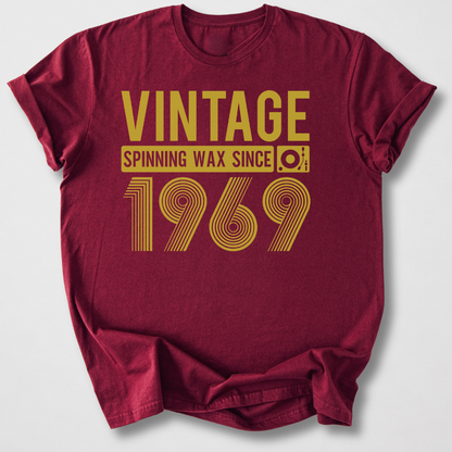 Spinning Wax Since 1969 Vinyl T-Shirt