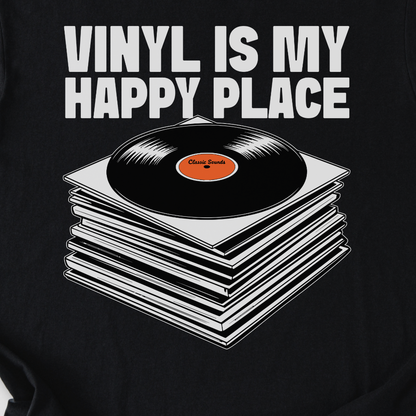 Vinyl Is My Happy Place T-Shirt