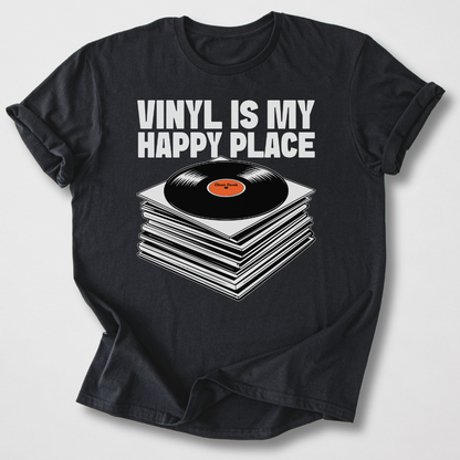 Vinyl Is My Happy Place T-Shirt