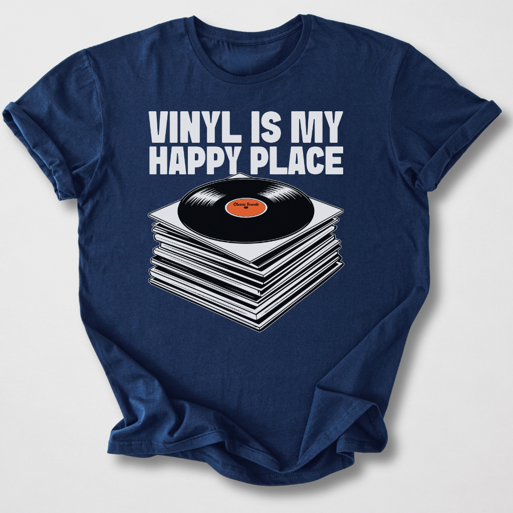 Vinyl Is My Happy Place T-Shirt