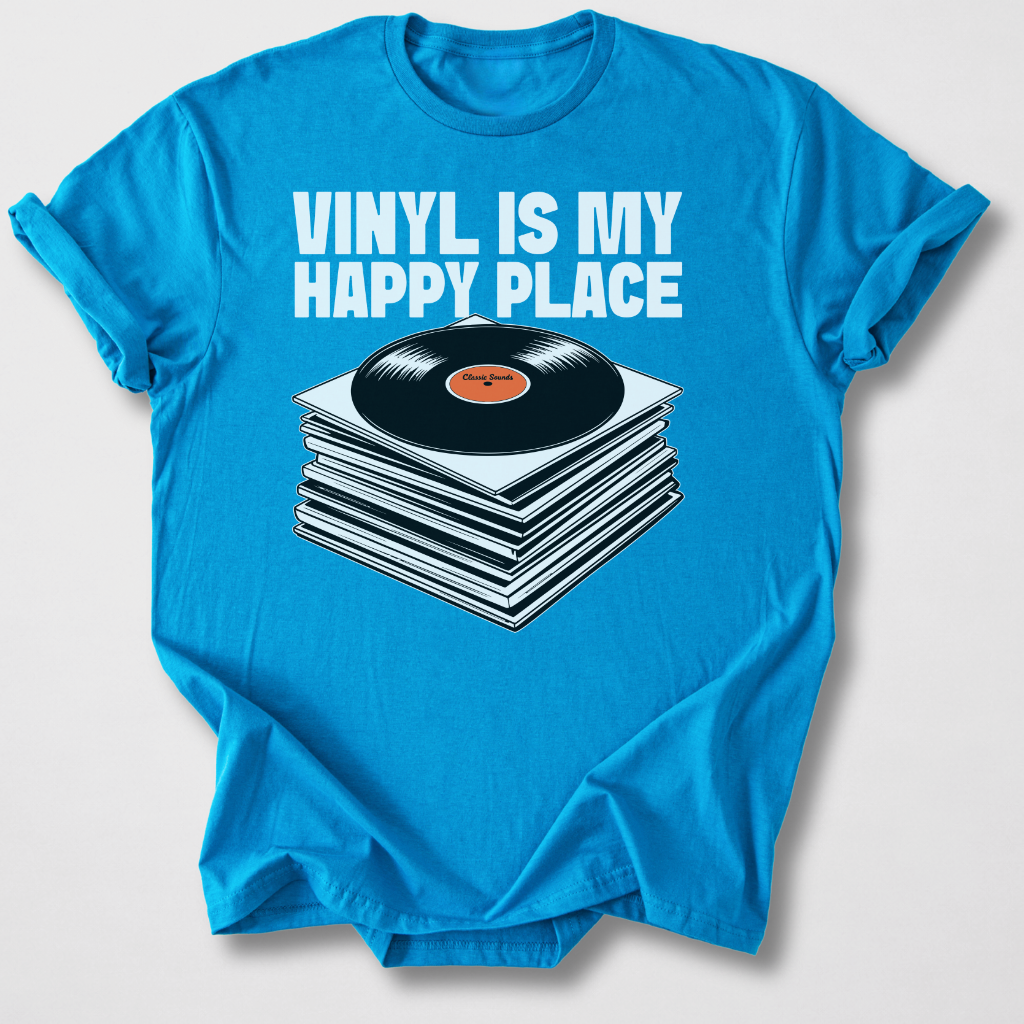 Vinyl Is My Happy Place T-Shirt