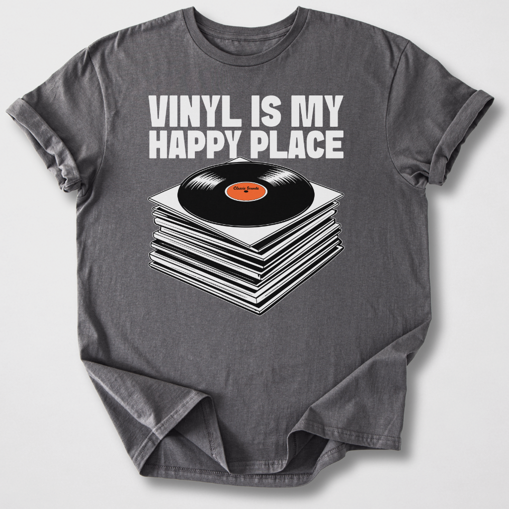 Vinyl Is My Happy Place T-Shirt