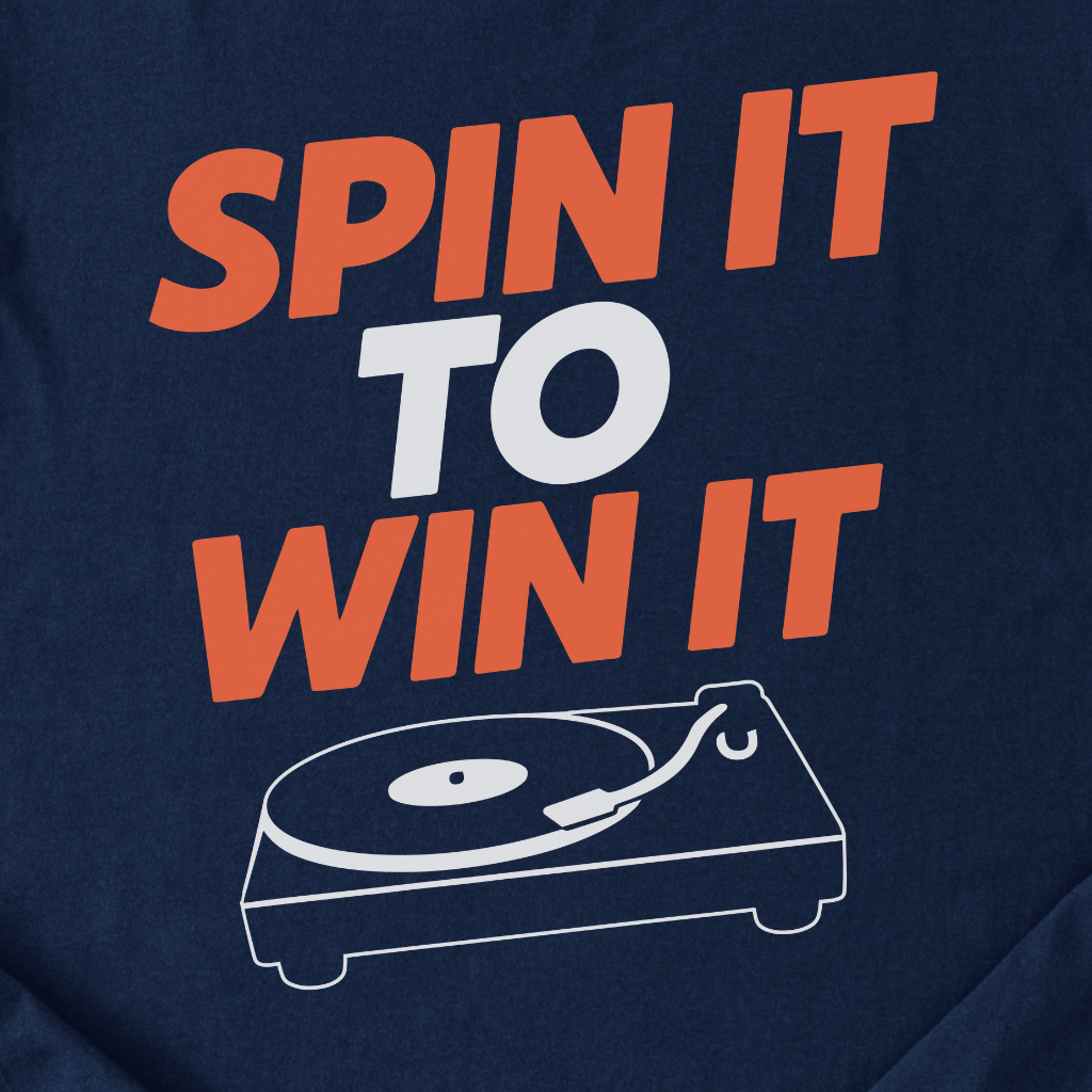 Spin It To Win It Vinyl T-Shirt