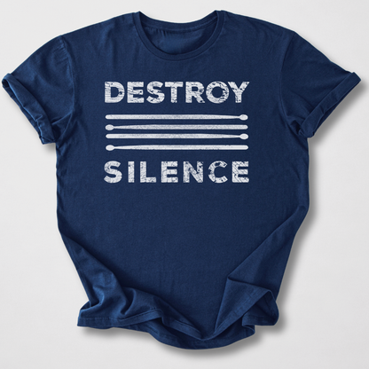 Destroy Silence Drum T-Shirt