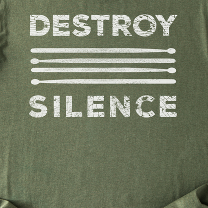 Destroy Silence Drum T-Shirt