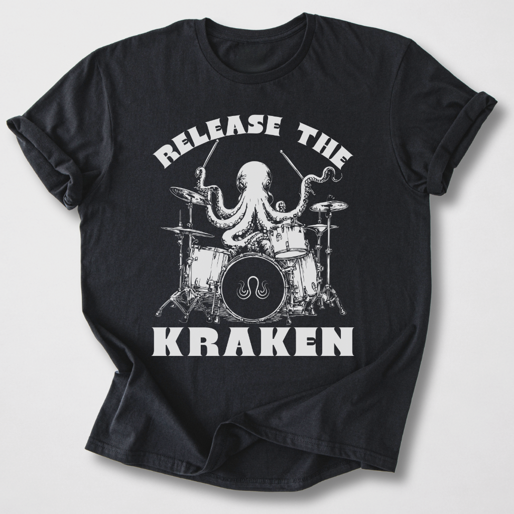 Release The Kraken Drum T-Shirt