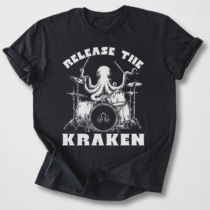 Release The Kraken Drum T-Shirt