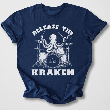 Release The Kraken Drum T-Shirt