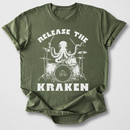 Release The Kraken Drum T-Shirt