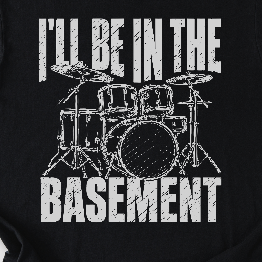 In The Basement Drum T-Shirt