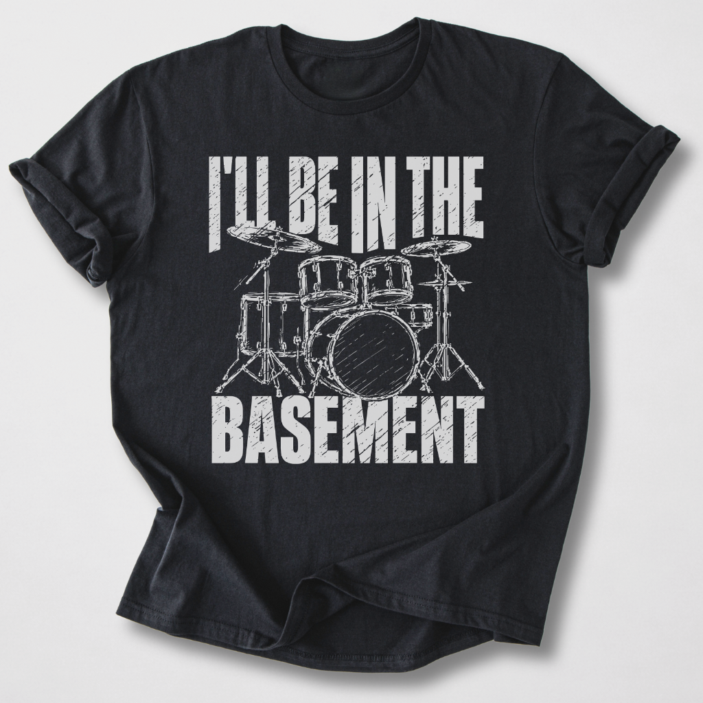 In The Basement Drum T-Shirt