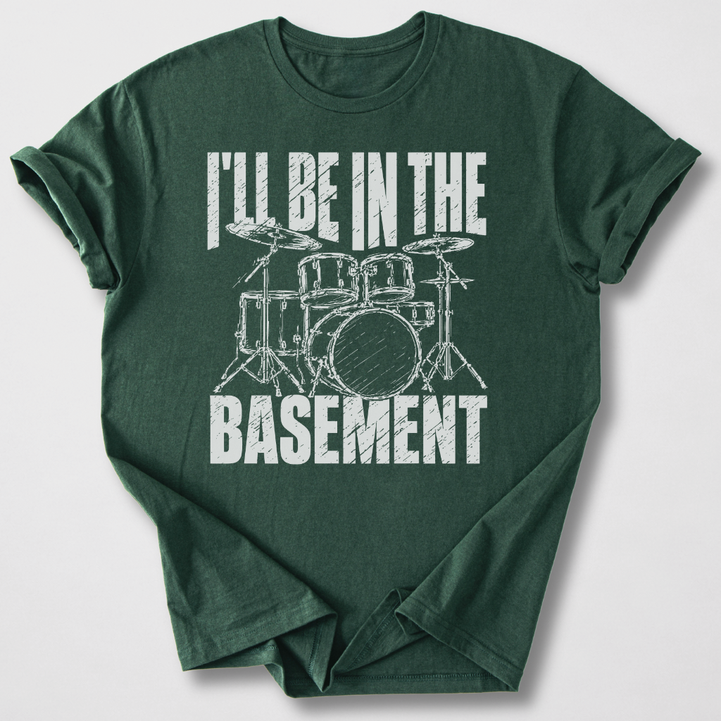 In The Basement Drum T-Shirt
