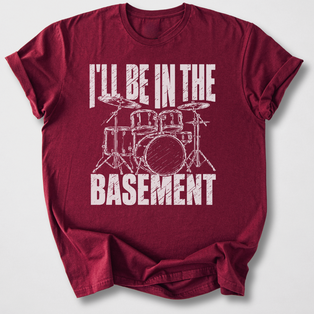 In The Basement Drum T-Shirt