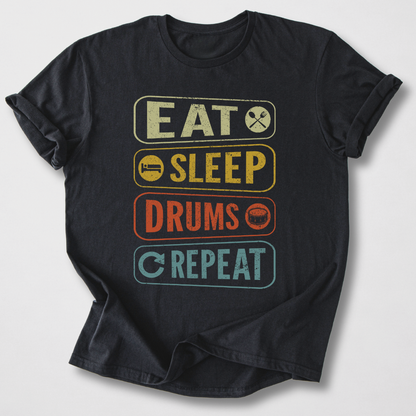 Eat Sleep Drums Repeat T-Shirt