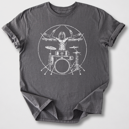Vitruvian Drummer Man T-Shirt