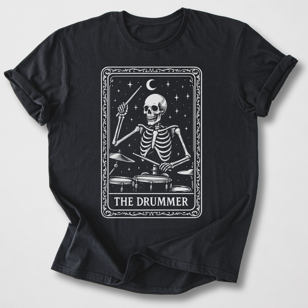 The Drummer Tarot Card T-Shirt