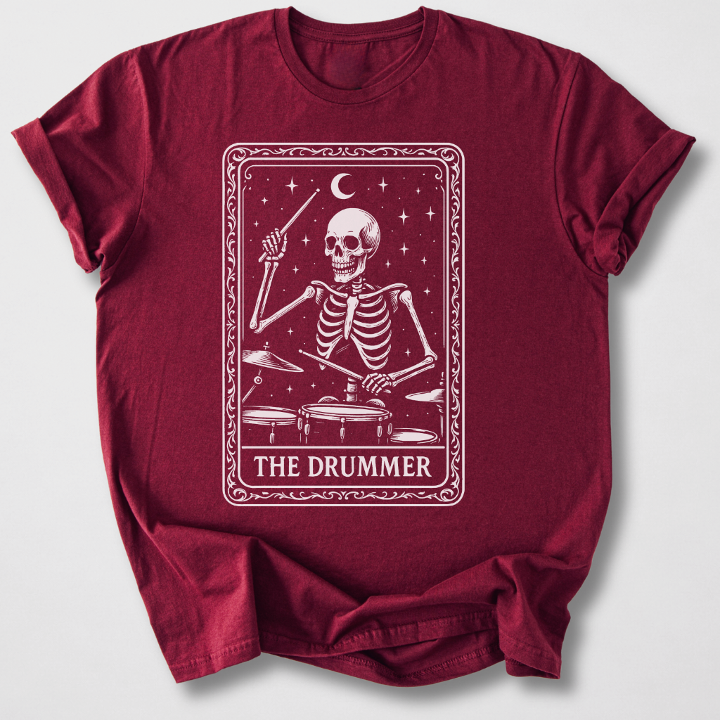 The Drummer Tarot Card T-Shirt