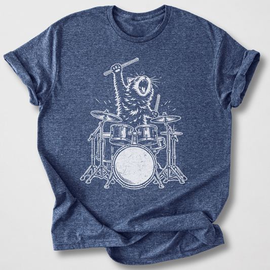 Purr-cussion Drum T-Shirt