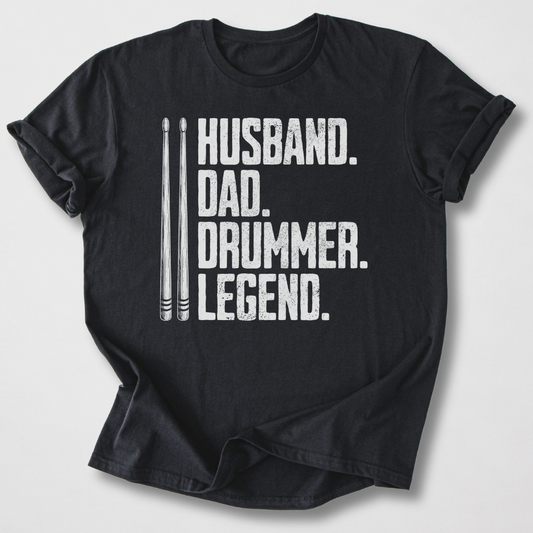 Husband Dad Drummer T-Shirt