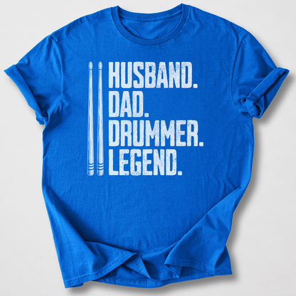 Husband Dad Drummer T-Shirt