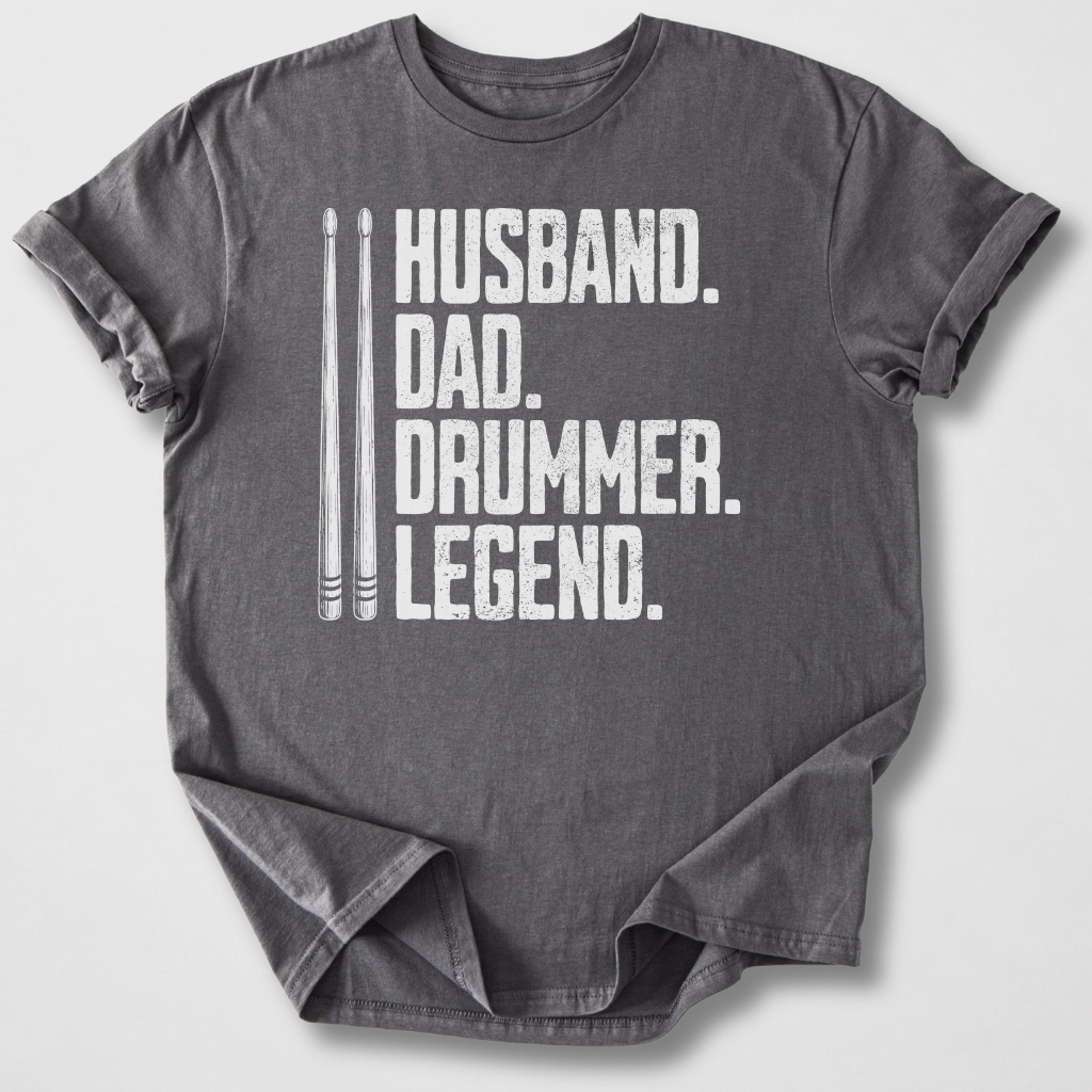 Husband Dad Drummer T-Shirt