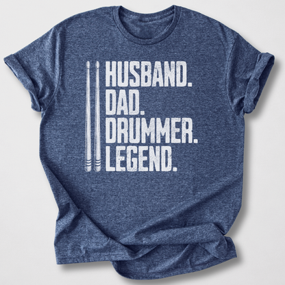 Husband Dad Drummer T-Shirt