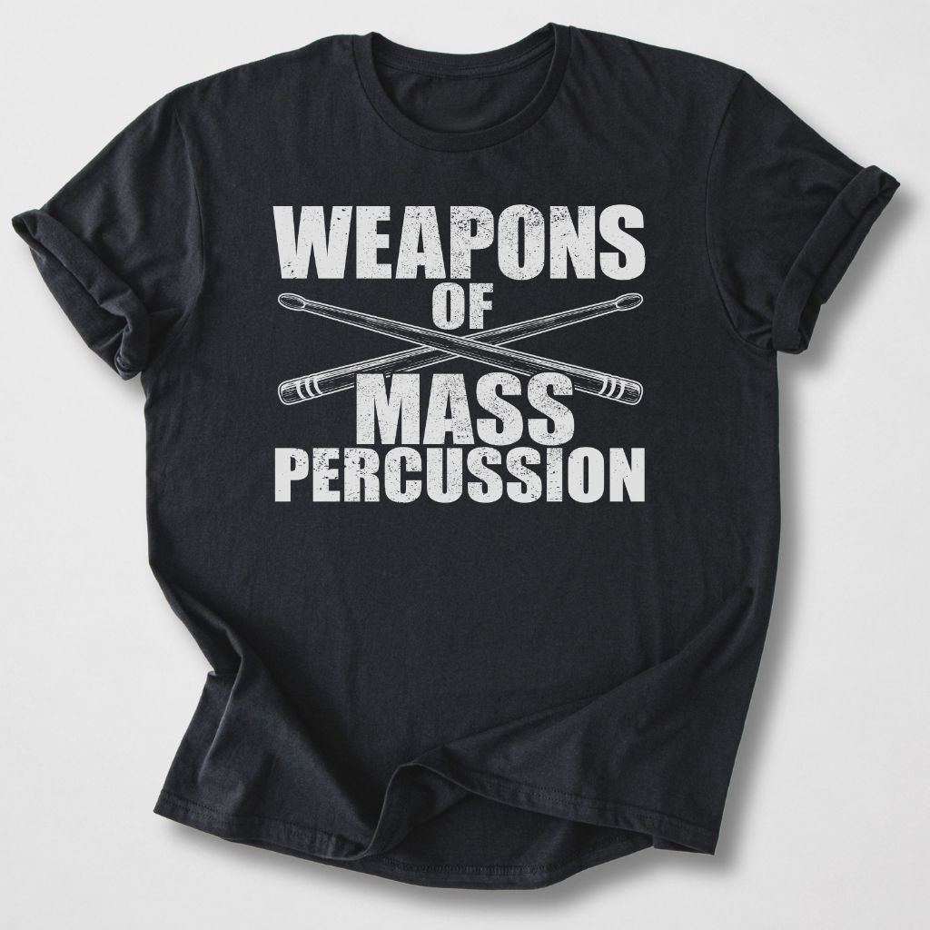 Percussion Weapons Drum T-Shirt