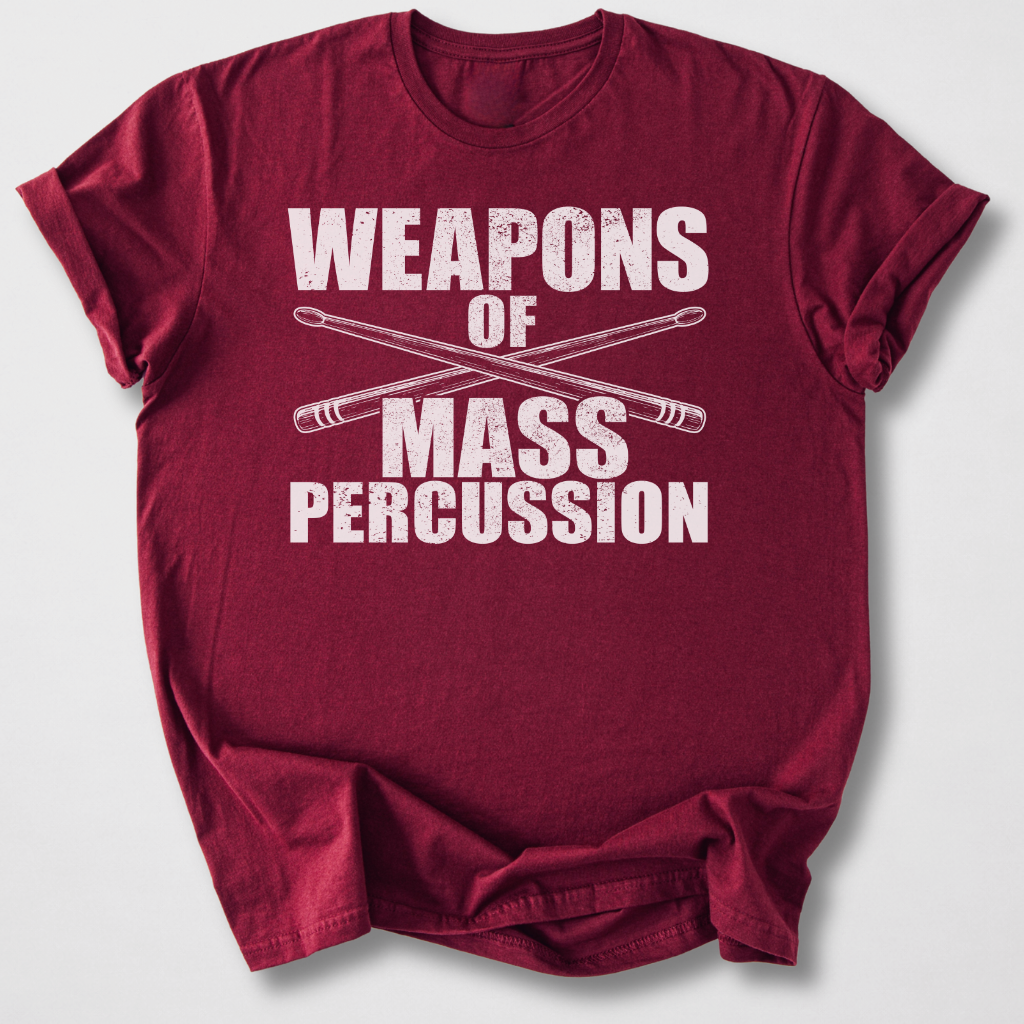 Percussion Weapons Drum T-Shirt