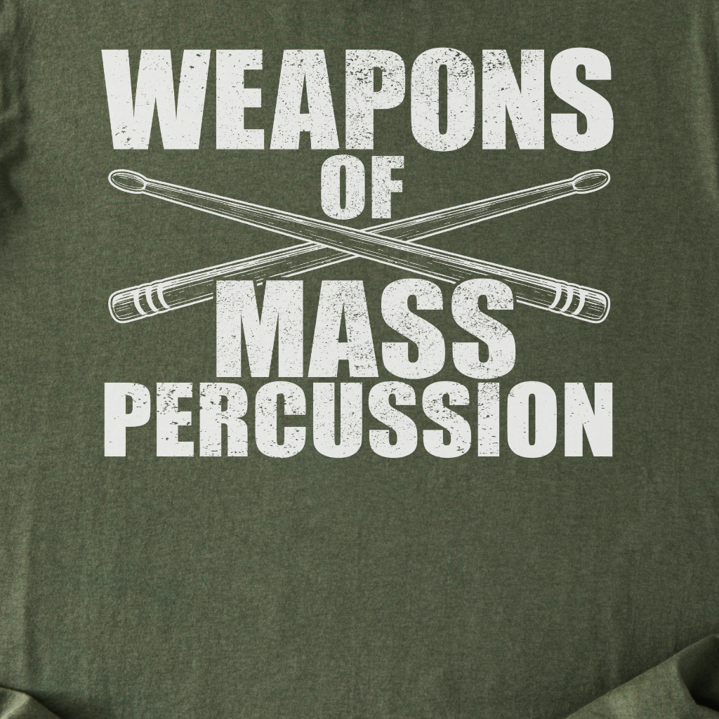Percussion Weapons Drum T-Shirt