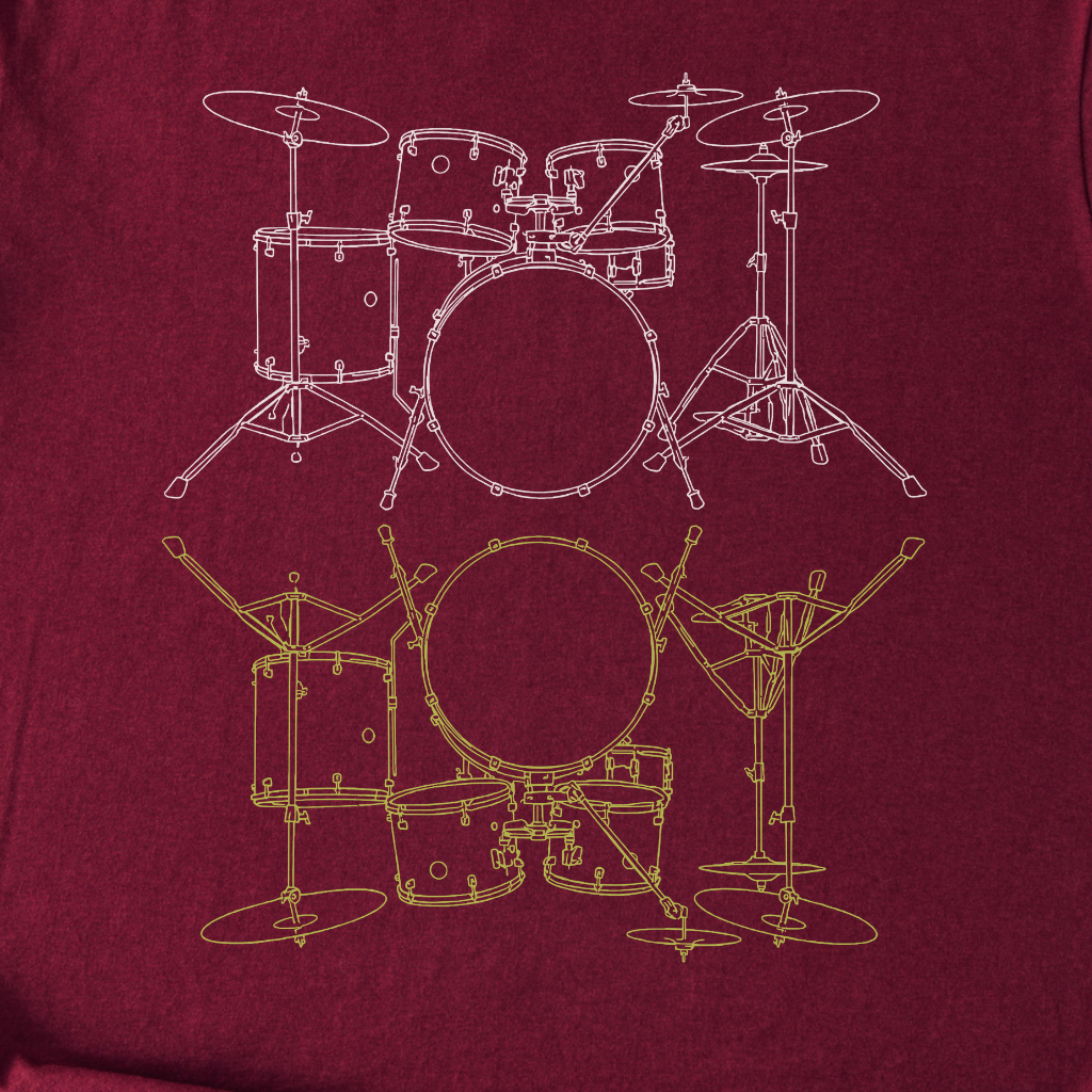 Drums Reflection T-Shirt