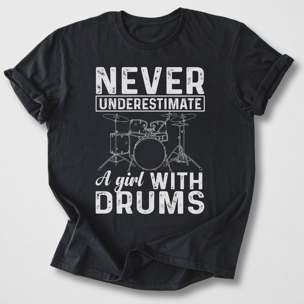Drummer Girl T-Shirt