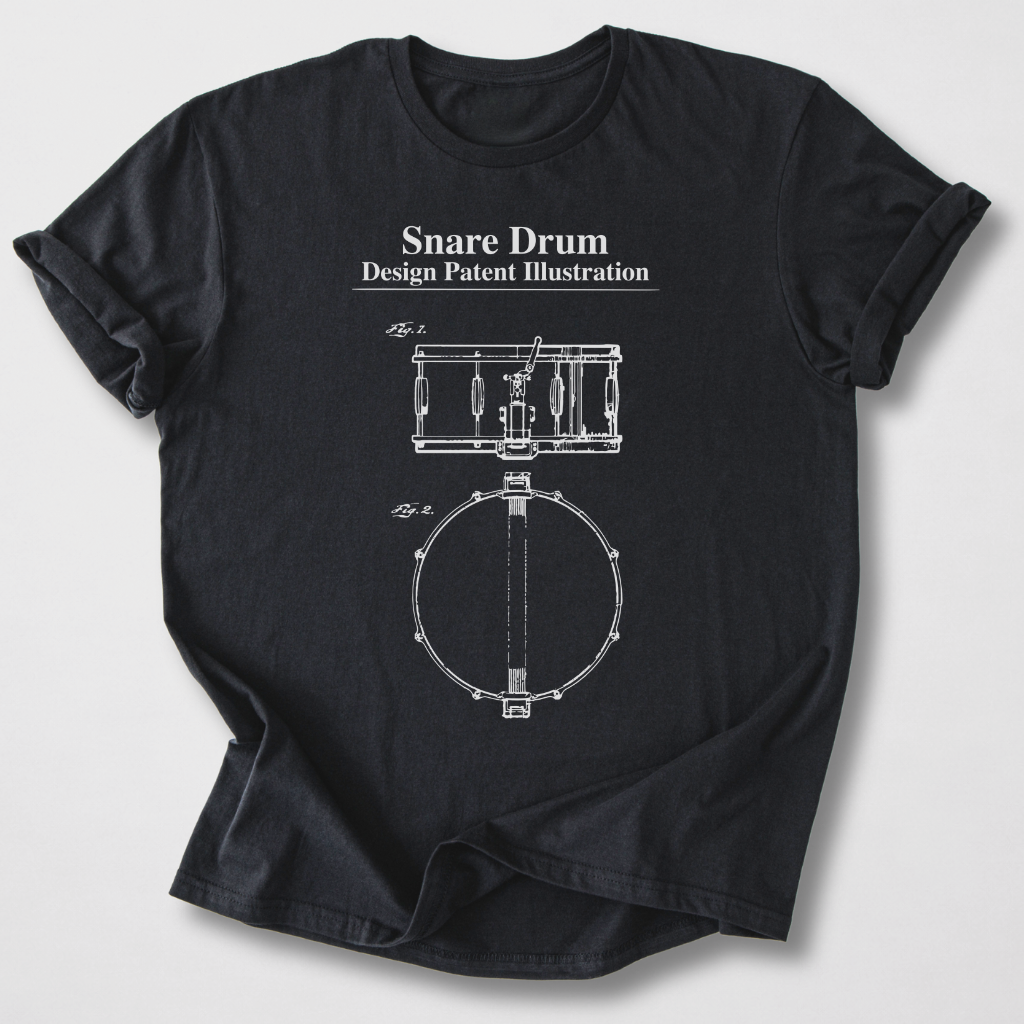 Snare Drum Patent T-Shirt